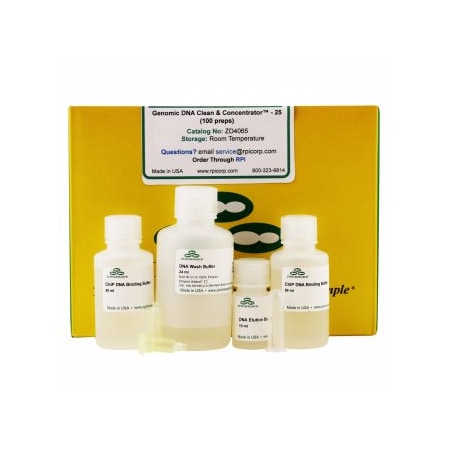 Zymo Research Genomic DNA Clean & Concentrator Kit-25, 100 Preps ZD4065